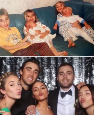 Peter Culpo five children then and now.